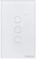 Interruptor Touch Inteligente Zigbee com 3 Teclas EZS 1003 Branco Intelbras