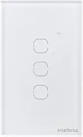 Interruptor Touch Inteligente Zigbee com 3 Teclas EZS 1003 Branco Intelbras
