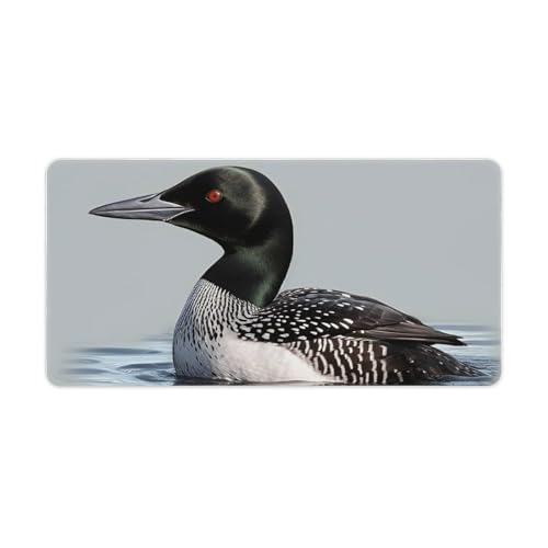 Loon Nature Bird Desk Pad grande con base antideslizante miniatura 1
