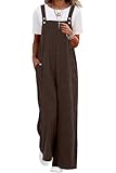 Lepunuo Womens Corduroy Jumpsuits Casual Rompers for Women Overalls Loose Fit Winter Jumpsuit 2025 Fashion Overall