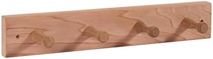 Cedar 4-Peg Sauna Towel Hanger (14 3/4" x 2")