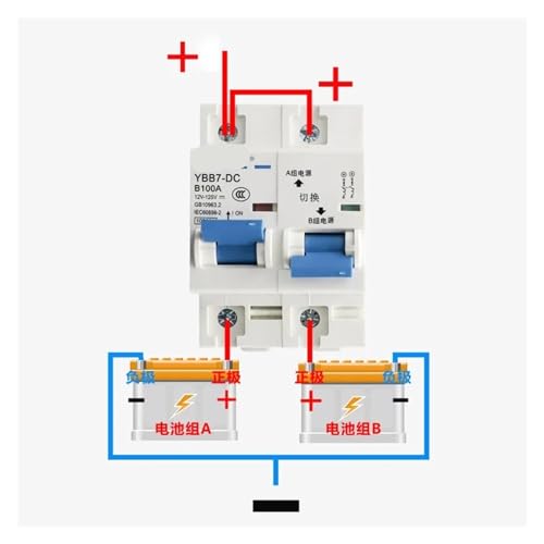 Disyuntor de CC de 250A contra cortocircuitos e interruptor protector de batería de 12v a 125v 2