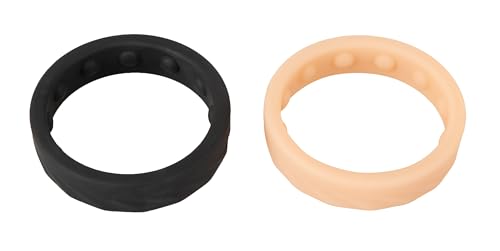 You2Toys 4In1 Set Di 2 Anelli Nero/Tono Della Pelle Chiaro One Size