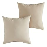 Greendale Home Fashions Outdoor 17-inch Square Decorative Throw Pillow, 2-Pack,...