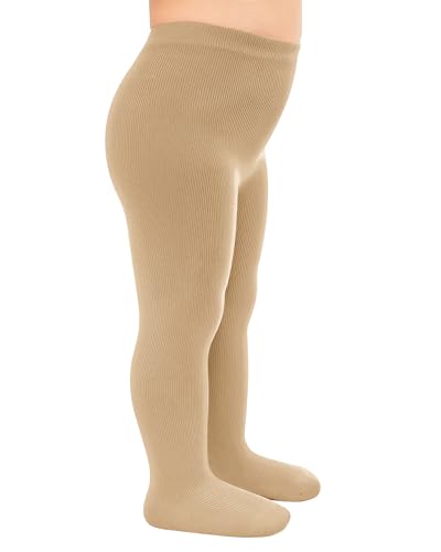 Image of Stelle Toddler Girls Tights Baby Cable Knit Stockings Thick Cotton Legging