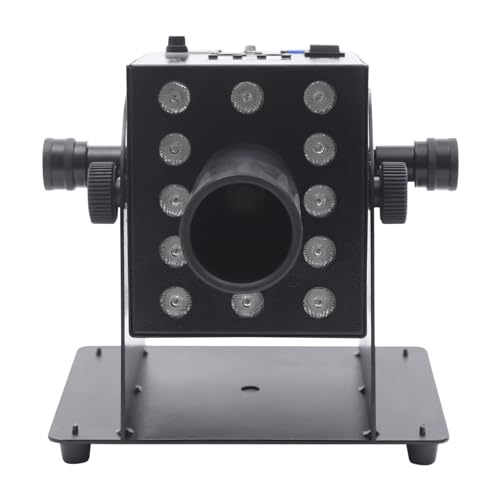 Máquina de humo o niebla con 13 luces LED, 260 W, portátil para escenario, altura de pulverización de 19,69-26,25 pies, ángulo ajustable, ideal para bodas, Halloween, fiestas y efectos en escenario miniatura 7