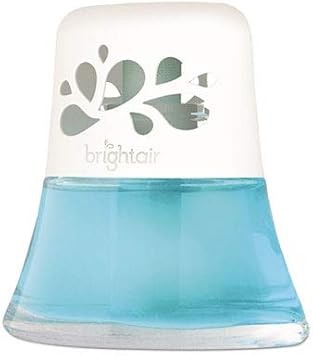 BRIGHT Air 900115CT Scented Oil Air Freshener, Calm Waters and Spa, Blue, 2.5oz (Case of 6)