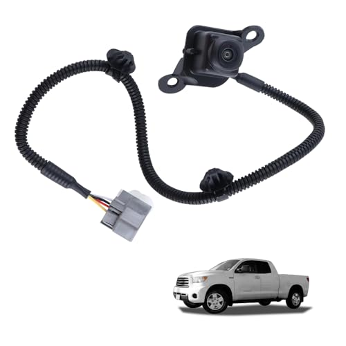 Image of Tailgate Rear Backup Camera with Wiring Harness FIT 2007-2013 Toyota Tundra Night Vision 120 Wide Angle Replace 86790-34030 8679034030 TO1960103