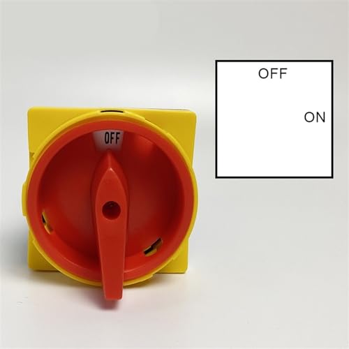 Interrupteur à cames 6 pôles cadenassable avec bouton d'arrêt LW26GS - 3
