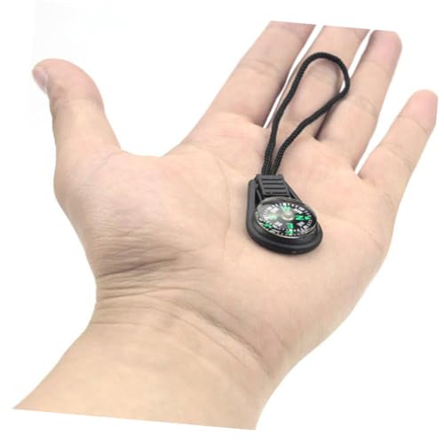 Brújula mini de supervivencia con llavero POPETPOP miniatura 5