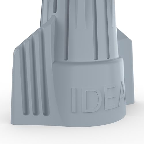 Ideal Electrical Twister Gray Wire Connector (30-342), Box of 50 — Smooth Twist-On Wire Nuts for 16 to 6 AWG with Swept Wings by Ideal Industries - Image 3
