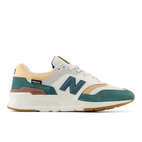 New Balance New Balance Unisex 997H Sneakers, Sea Salt/New Spruce/Team Royal Blossom, 9 M