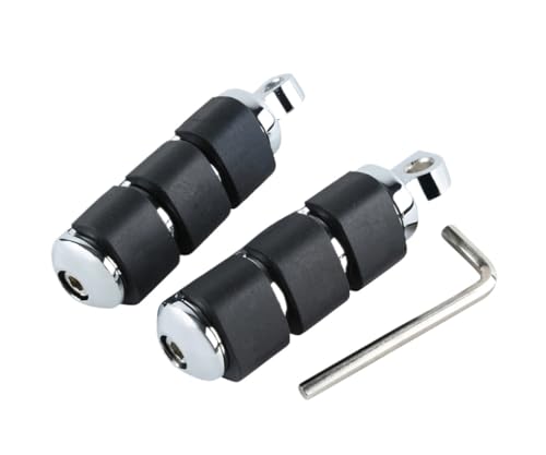 Pédales Moto Repose-Pieds 3/8'' pour Softail FXST Dyna FXWG XL1200