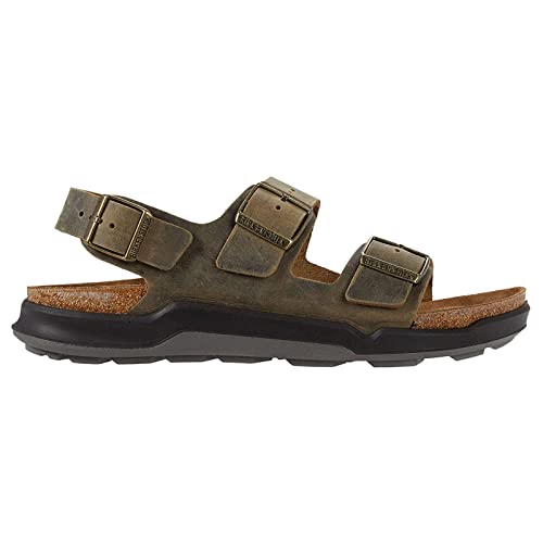 Birkenstock Men's Slingback Milano Ct Khaki Oil LTR R