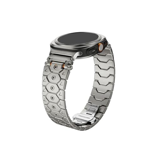 �j���p�����ԃX�e�����X�o���h�ɓK������Samsung Galaxy Watch Ultra 7 47mm(Style2-titanium)