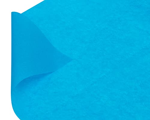 Image of Papyrus 8 Sheets 20 in. x 26 in. Turquoise Tissue Paper for Birthdays, Gift Bags, DIY, Crafting and Holidays
