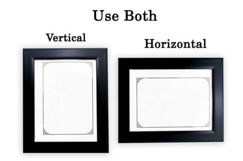 Image of Table stand Photo Frame set of 2 A5 6x8 inch flexiable Glass (acrylic) & synthetic wood customized for Home, Living Room, Study Room & Office Decor wall hanging / tabletop best for gift purposeblack color
