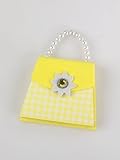 Handbag Notes - Yellow Gingham - Notizblock: Mini-Designertasche mit Notepad