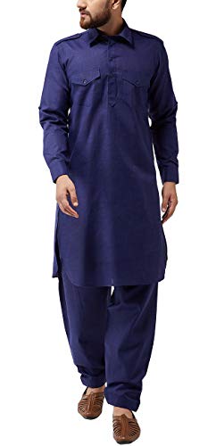 Image of SOJANYA (Since 1958 Men's Silk Blend Light Green Kurta & Nehrujacket with White Pyjama Combo