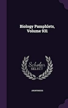 Hardcover Biology Pamphlets, Volume 931 Book