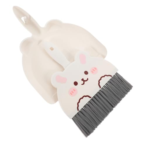 EXHUMKY Mini Escoba y Recogedor Portátil para Escritorio Set Multifunción de Limpieza y Oficina Resistente y Ligero para Polvo Cabello y Residuos Regalo Práctico