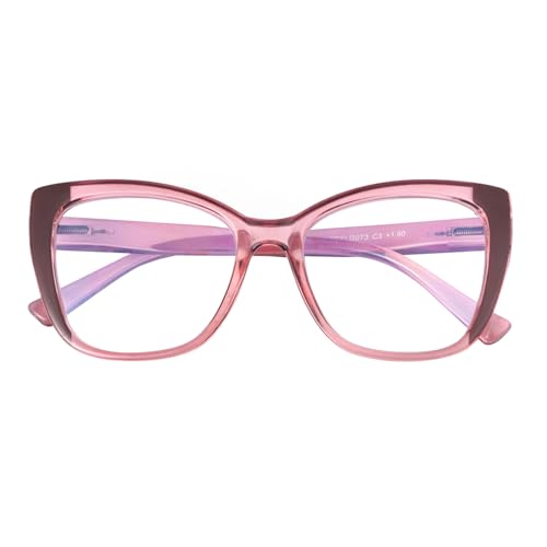 【lenti Blue Light Blocker&UV400】 - Questi occhiali cat eye blue light blocking con protezione UV400 resistono efficacemente ai dannosi raggi blu, alleviando l'affaticamento visivo e il disagio durante la navigazione su cellulari, tablet, giochi e lavoro. Gli occhiali SKYWAY anti luce blu per computer proteggono gli occhi per tutto il giorno.
