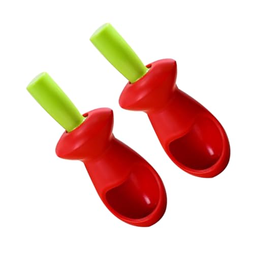 GRIRIW Cherry Pitter Fruit Core 2-piece Set Cherry Corer Kitchen Tool Easy to Use Clean