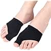 足指サポーター 足指パッド 母趾 薄型 ズレにくい 足指 広げる シリコンパッド内蔵 男女兼用（1足組）