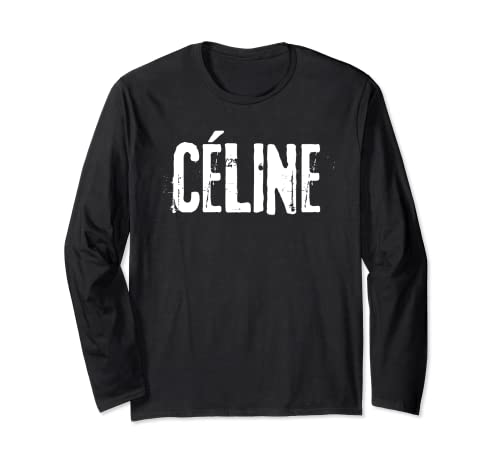 Céline Hi My Name Is Name Tag Maglia a Manica