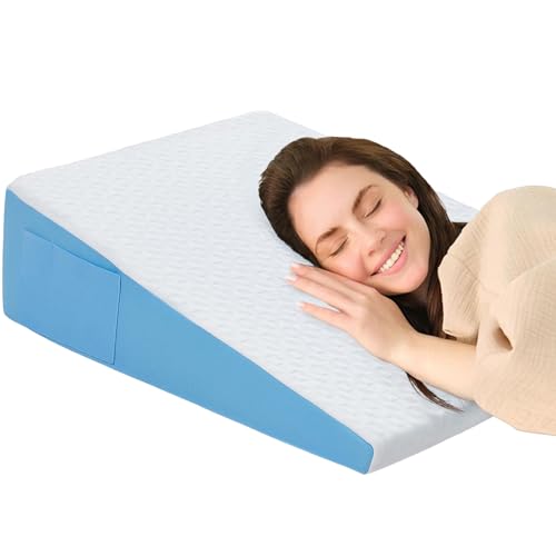 COLDHUNTER Wedge Pillow for Sleeping, 7.5