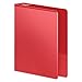 Wilson Jones Heavy Duty Round Ring View Binder with Extra Durable Hinge, 1.5 Inch, Customizable, Red (W363-34-1797)
