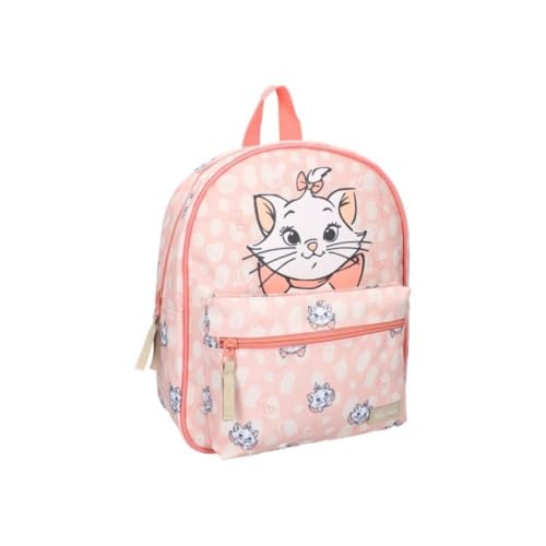 Sac à dos Aristochat rose 30 cm avec bretelles réglables pour fillette
