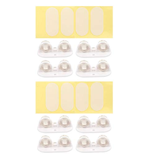 ULTECHNOVO 8Pcs Rodízios Giratórios Rodízios de Plástico para Móveis Rodízios de Caixa de Armazename