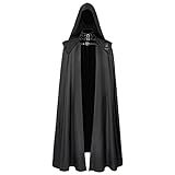 ハロウィン コスプレ メンズ ケープ フード付き コスチューム 魔女 死神 ヴァンパイア 仮装 ドラキュラゴースト マント コスプレ 中世ヨーロッパ 神父 牧師 ローブ ロング クリスマス パーティー 公爵 変装