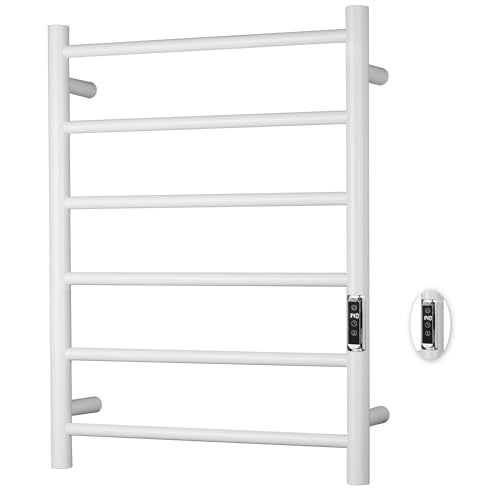 BLARALA 6-Bar White Towel Warmer