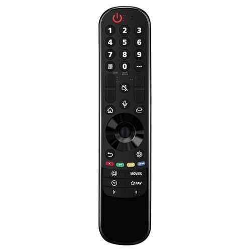 MR21GA - Mando a distancia de repuesto para LG OLED QNED MiniLED UHD 4K TV modelos 2021 Series G1, C1, A1 QNED99 QNED90 NANO99, NANO90, NANO85, NANO80, NANO75 UHD 4K Series UP80, UP75