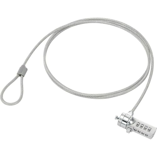 Logilink Notebook Diebstahlsicherung mit Zahlenschloss, Silber