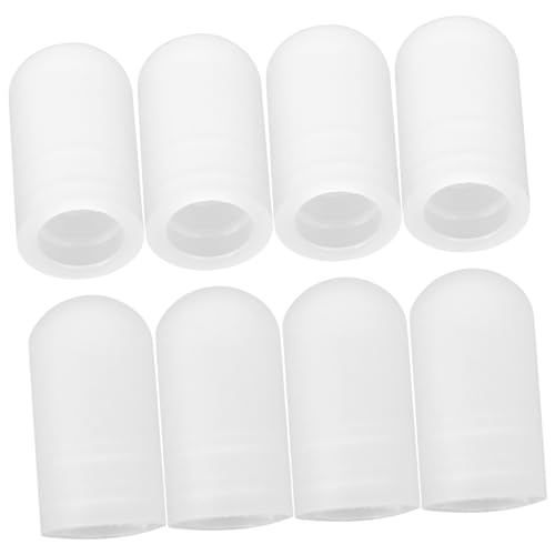 Vaguelly 10pcs Silicone Drumstick Caps Drum Mute Tips for Quiet Practice Lightweight and Compact Drumstick Ends for Home Go Sessions