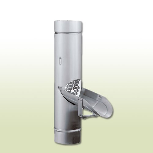 Preisvergleich Produktbild Aluminium Regenwasserklappe DN 87 mit Sieb