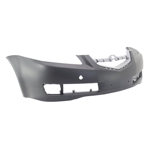 Image of FitParts Compatible with Acura TL 2007-2008 Front Bumper Cover | Primed, With Fog Light Holes, Sedan, Ready to Paint, OEM 04711SEPA80ZZ, AC1000160