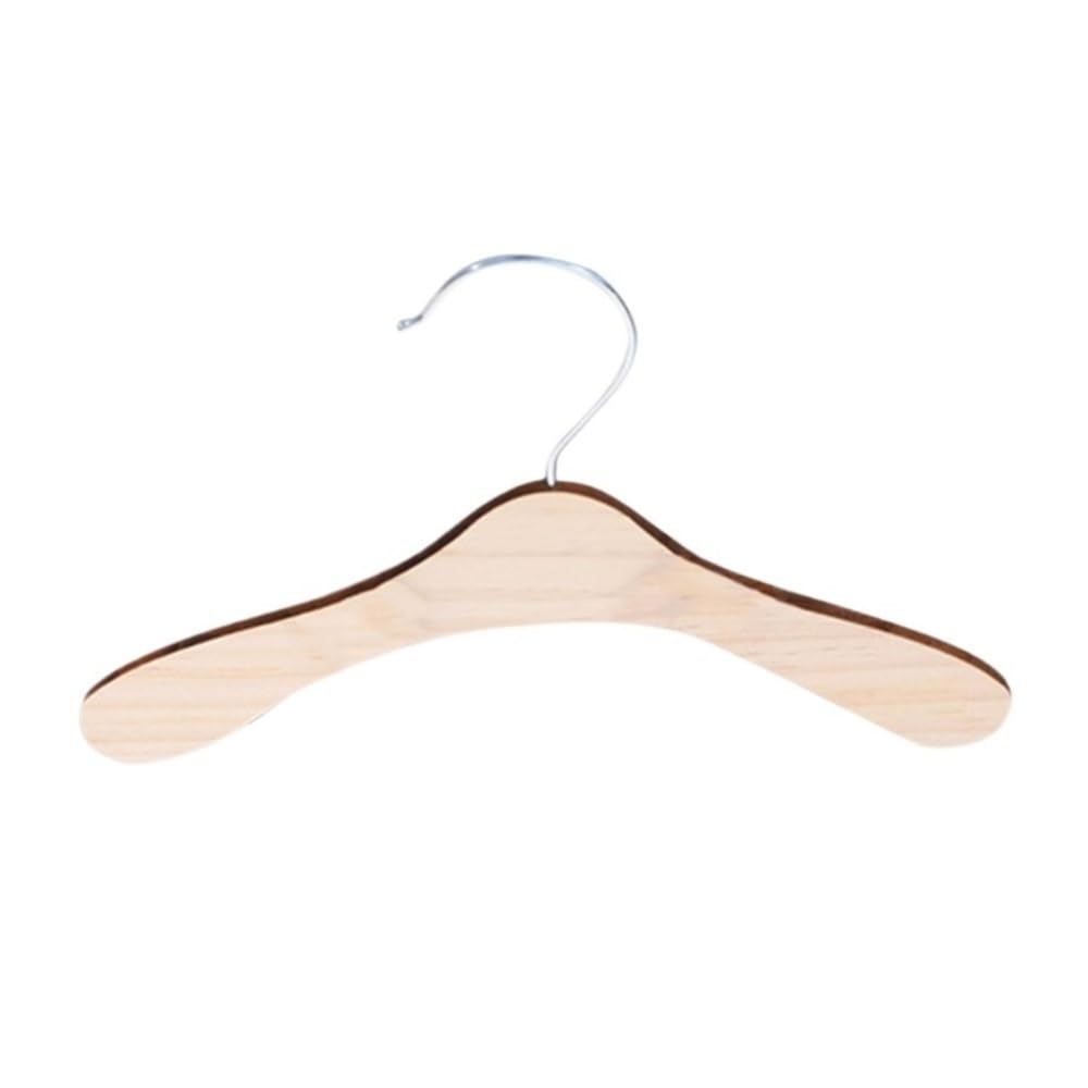 10PCS Pieces Wooden Pet Apparel Hangers Portable Clothes Hanger(S)