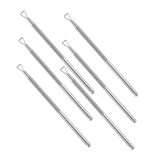 Beatifufu Effortless Nail Polish Removal 6pc Nail Gel Remover Tool Set Cuticle Pusher Scraper Universal Nail Care Kit
