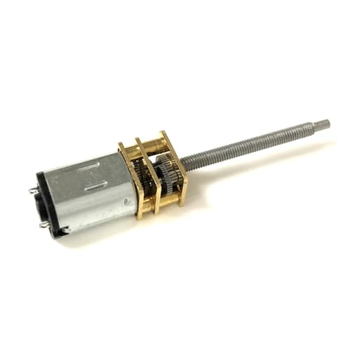 Moteur à engrenages N20 DC 3V 500rpm avec vis à arbre fileté étendu M3x34MM