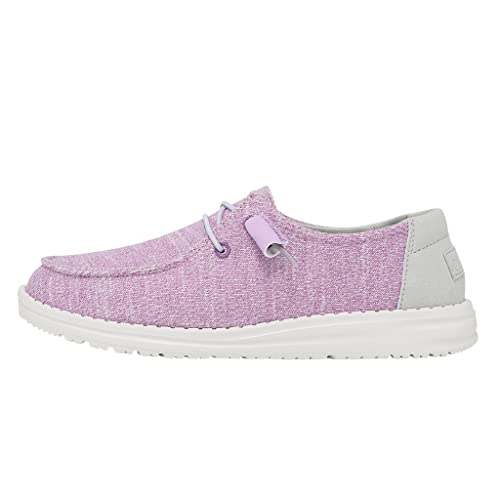 Image of HEYDUDE Women's Wendy Stretch Canvas Slip On Shoes | Easy On Loafer