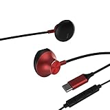 USB C Earbuds,ivoros Type-C Headphone HiFi in-Ear Stereo Earphone with Mic/Volume Control,Compatible...