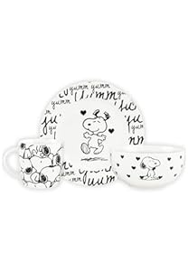 United Labels Snoopy Frühstücksset 3-teilig