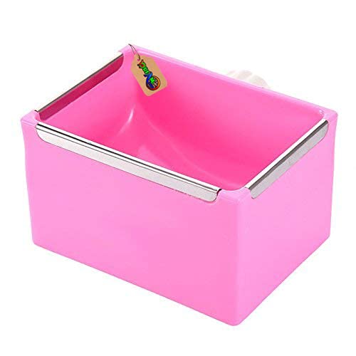 DreamAuro Bite Proof Cage Attach with Steel Coating on Edges Food Bowl Cum Water Bowl for Hamster, Guinea Pigs, Rabbit, Chinchilla (Random Color) (B07X1Q7XST) Amazon Price History, Amazon Price Tracker