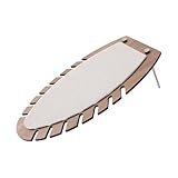MUSISALY Soporte para Collares de Madera Tablero Pequeño de Lino, Organizador de Mesa Desmontable para Exhibición de Joyas, Práctico para Tiendas y Hogar