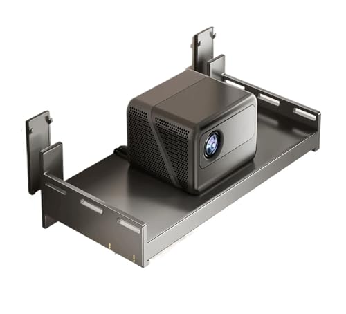 Estante flotante de pared sin taladro para proyector: instala en aulas sin romper nada
