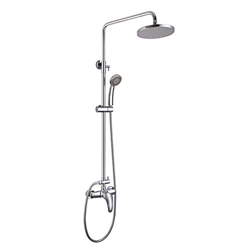 Conjunto de ducha multifunción para baños familiares con grifo integrado 2